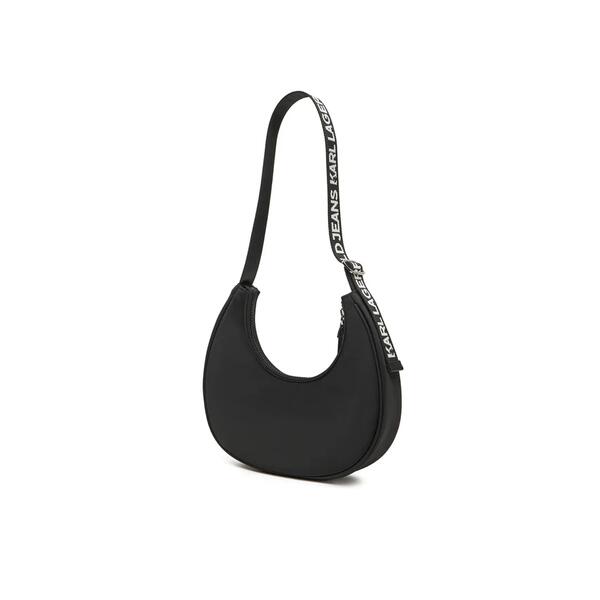 Γυναικεία Τσάντα Χειρός Karl Lagerfeld Jeans Essential Nylon Moon Bag Black A1W30231-999