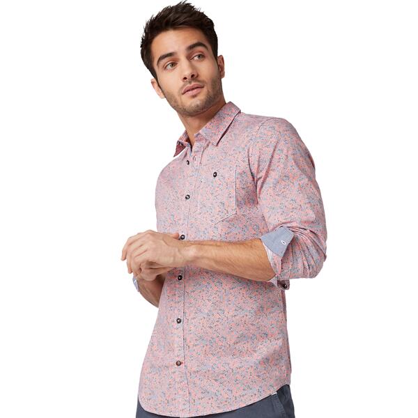 Ανδρικό Πουκάμισο Tom Tailor Floyd Red/Blue 1009346-16836