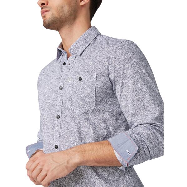 Ανδρικό Πουκάμισο Tom Tailor Floyd White/Blue 1009346-16840