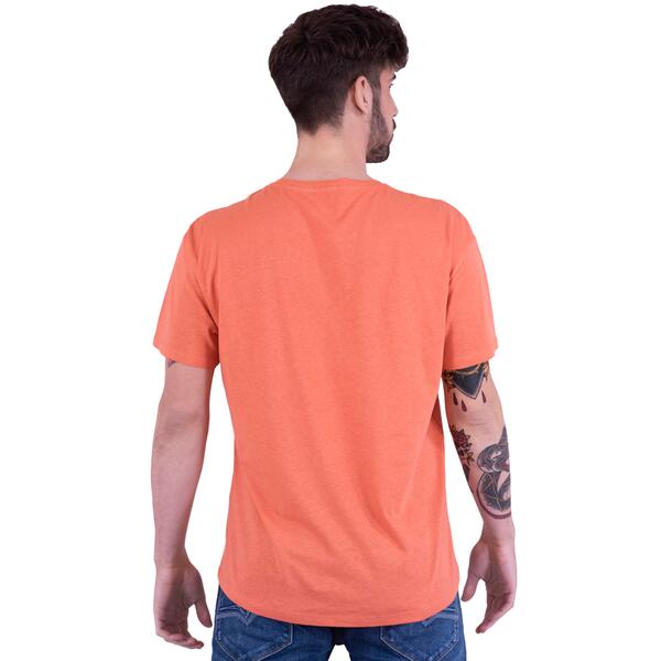 Ανδρικό T-Shirt Tom Tailor 3rd 105 Sky Captain Blue Orange Lobster 1025133-26184
