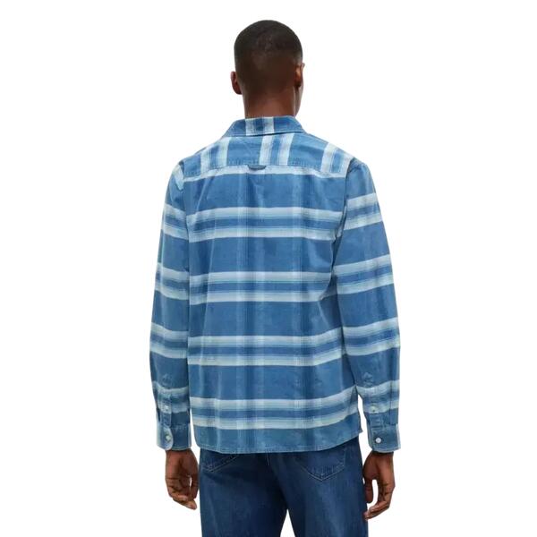 Ανδρικό Πουκάμισο Tommy Jeans Tjm Reg Pattern Corduroy Shirt Westside Blue Check DM0DM23615-0MZ