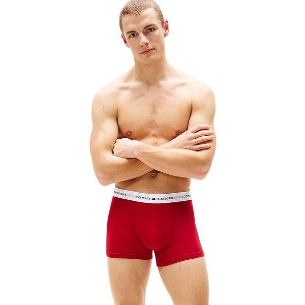 Ανδρικά Εσώρουχα Tommy Hilfiger 3p Trunk Dp Indgo Prm Rd Utlty Olv UM0UM02761-0VP