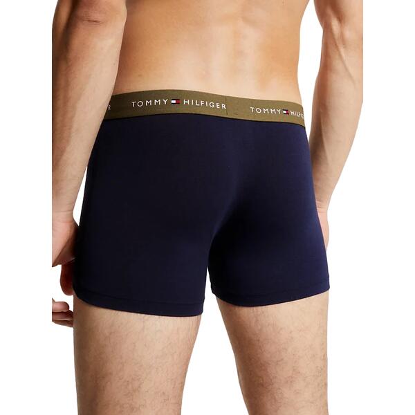 Ανδρικά Εσώρουχα Tommy Hilfiger 3p Wb Trunk Desert Sky_ Deep Indigo_ Putting Green UM0UM02763-0SU