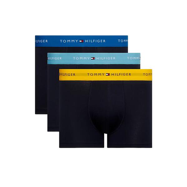 Ανδρικά Εσώρουχα Tommy Hilfiger 3p Wb Trunk Amber Glow_ Marine Blue_ Lakeside UM0UM02763-0W7