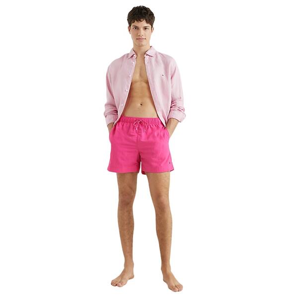 Ανδρικό Μαγιό Tommy Hilfiger Medium Drawstring Hot Magenta UM0UM02793-TP1