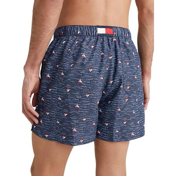 Ανδρικό Μαγιό Tommy Hilfiger Medium Drawstring Print Msw Boats Conversational UM0UM02827-0G5