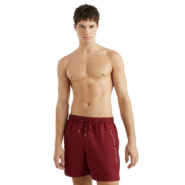 Ανδρικό Μαγιό Tommy Hilfiger Medium Drawstring Nos Rouge UM0UM02885-XJS