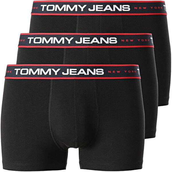 Ανδρικά Εσώρουχα Tommy Jeans 3p Trunk Black UM0UM02968-0R7