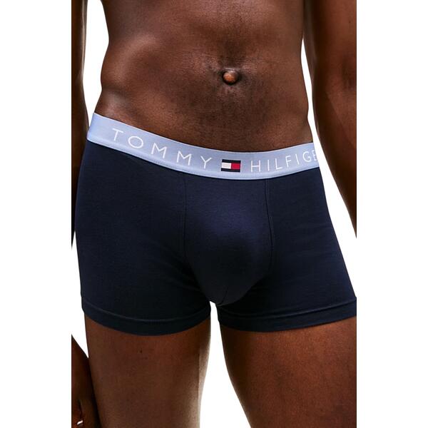 Ανδρικά Εσώρουχα Tommy Hilfiger 3P Trunk Wb D Prp Nvy/Hckory/Brk Blu UM0UM03181-0VM