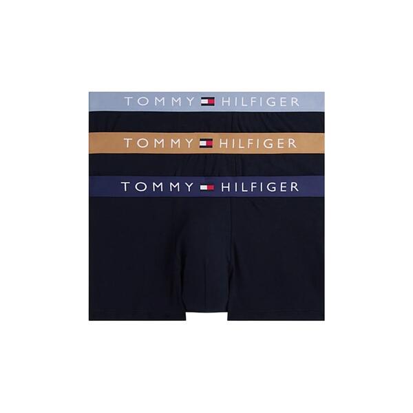 Ανδρικά Εσώρουχα Tommy Hilfiger 3P Trunk Wb D Prp Nvy/Hckory/Brk Blu UM0UM03181-0VM