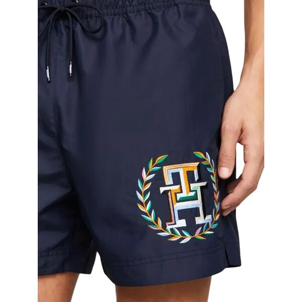 Ανδρικό Μαγιό Tommy Hilfiger Medium Drawstirng Imd Desert Sky UM0UM03268-DW5