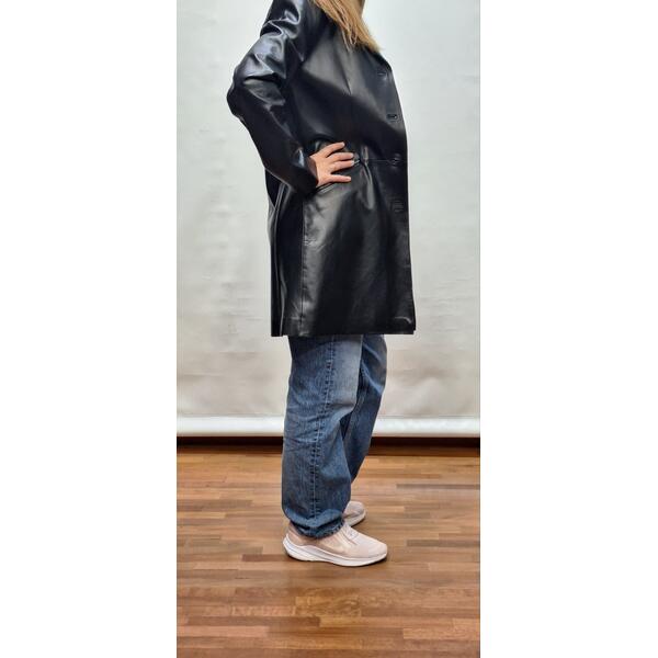 Γυναικείο Δερμάτινο Over Skins MEGAN-BLACK