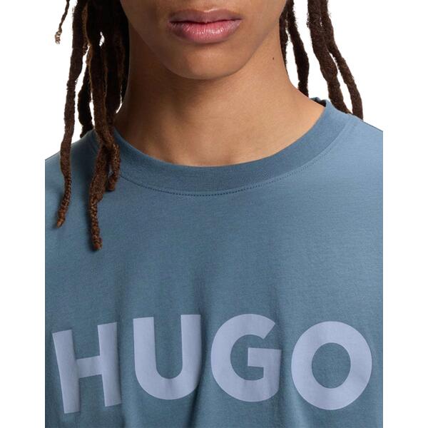 Ανδρικό T-Shirt Hugo Dulivio Grey Blue 50467556-496