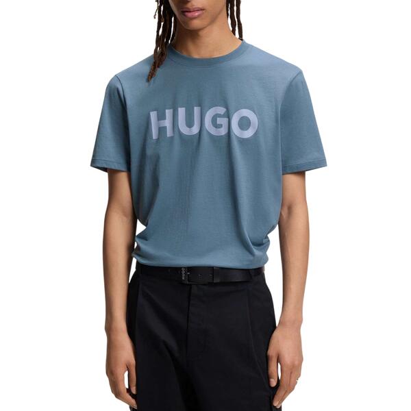 Ανδρικό T-Shirt Hugo Dulivio Grey Blue 50467556-496