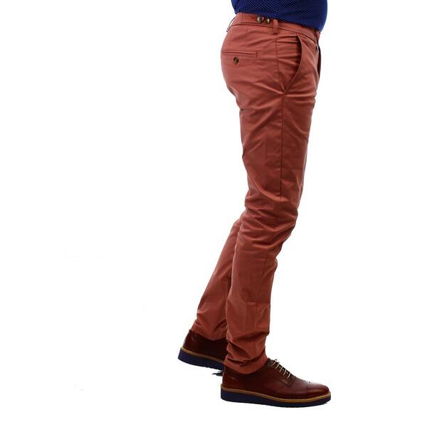 Vittorio Artist Trousers in Red Wood FARET-SS19RED