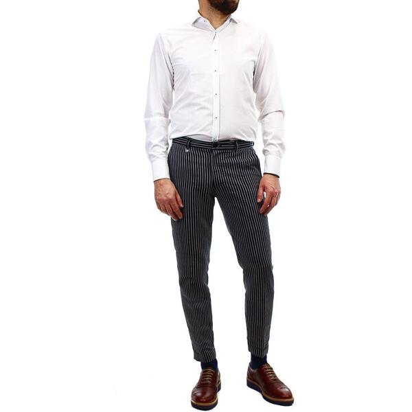 Vittorio Artist Trousers Striped MOTOWN-STRIPE