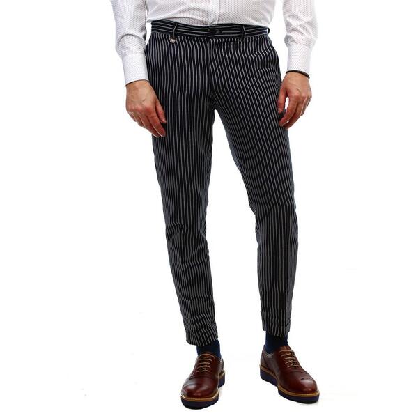 Vittorio Artist Trousers Striped MOTOWN-STRIPE