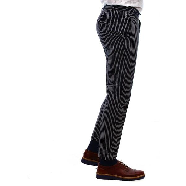 Vittorio Artist Trousers Striped MOTOWN-STRIPE