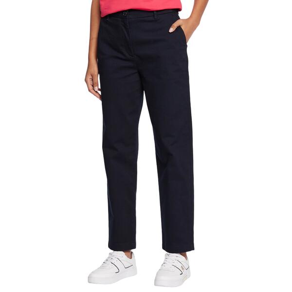 Γυναικείο Παντελόνι Tommy Hilfiger Cotton Straight Pant Desert Sky WW0WW35694-DW5