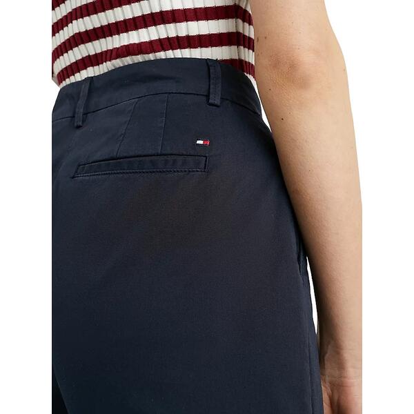 Γυναικείο Σορτς Tommy Hilfiger Co Blend Chino Short Desert Sky WW0WW37772-DW5