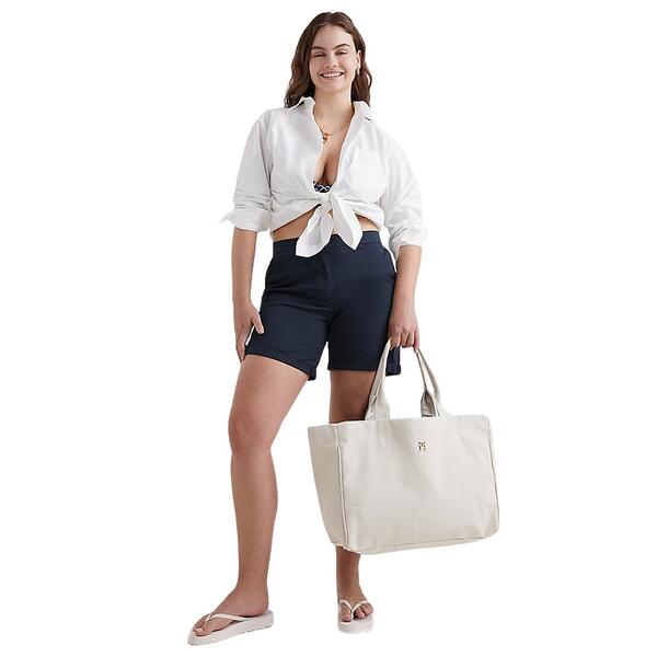 Γυναικείο Σορτς Tommy Hilfiger Co Blend Chino Short Desert Sky WW0WW37772-DW5