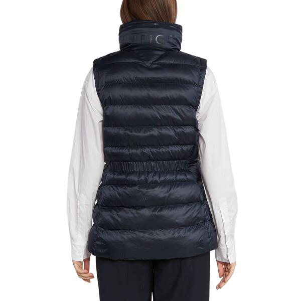 Γυναικείο Γιλέκο Tommy Hilfiger Mw Padded Global Stripe Vest Desert Sky WW0WW39582-DW5