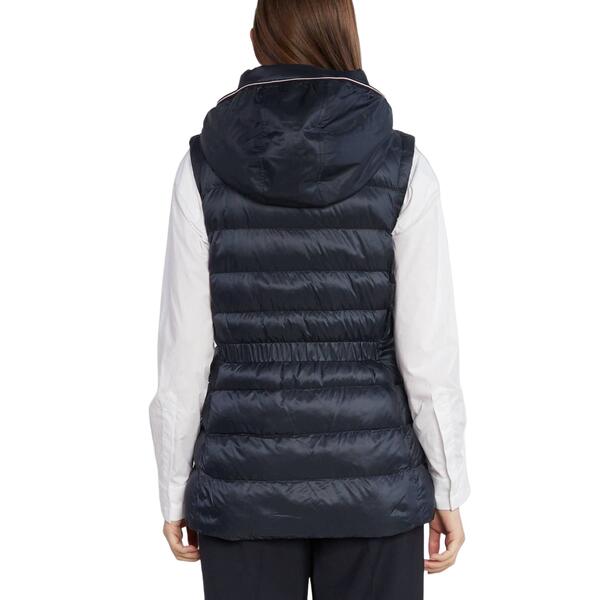 Γυναικείο Γιλέκο Tommy Hilfiger Mw Padded Global Stripe Vest Desert Sky WW0WW39582-DW5