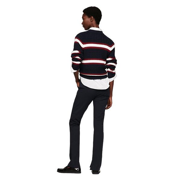 Γυναικείο Παντελόνι Tommy Hilfiger Slim Cotton Gabardine Pant Desert Sky WW0WW39719-DW5R