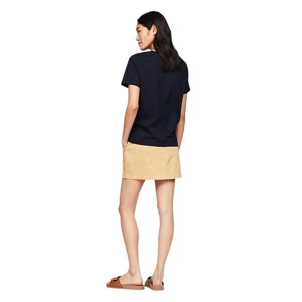 Γυναικείο T-shirt Tommy Hilfiger Modern Regular C Nk Ss Desert Sky WW0WW39848-DW5