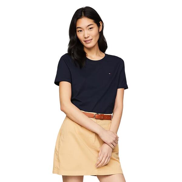 Γυναικείο T-shirt Tommy Hilfiger Modern Regular C Nk Ss Desert Sky WW0WW39848-DW5