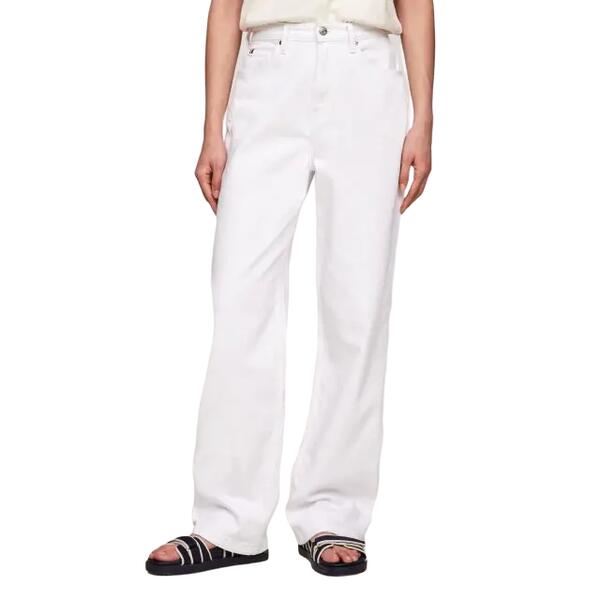 Γυναικείο Jean Tommy Hilfiger Relaxed Straight Hw White Th Optic White WW0WW41319-YCF32