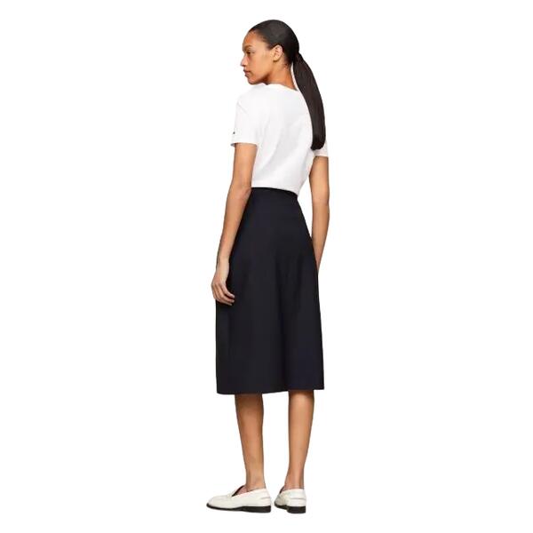 Γυναικεία Φούστα Tommy Hilfiger Gold Button Midi Skirt Desert Sky WW0WW41601-DW5