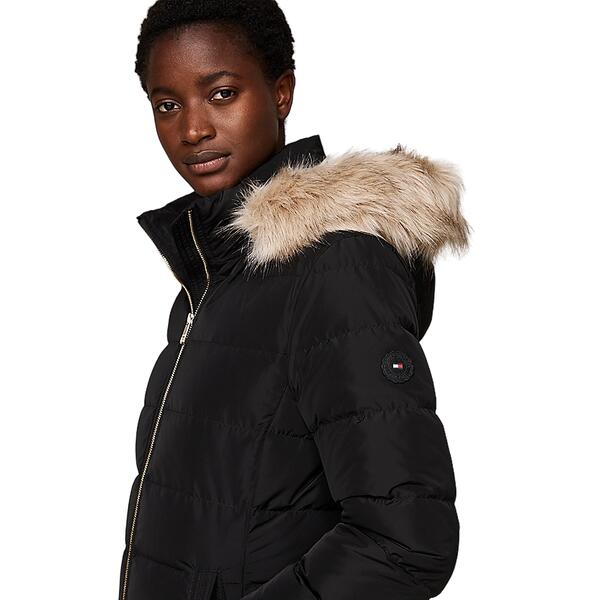 Γυναικείο Μπουφάν Tommy Hilfiger Heritage Down Tyra Maxi With Fur WW0WW43601-BDS