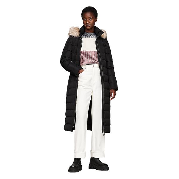Γυναικείο Μπουφάν Tommy Hilfiger Heritage Down Tyra Maxi With Fur WW0WW43601-BDS