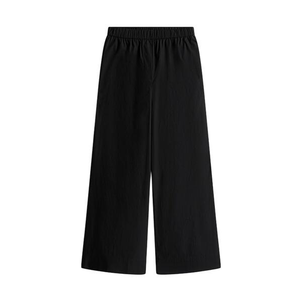 Γυναικείο Παντελόνι Tommy Hilfiger Poplin Wide Leg Pant Black WW0WW45891-BDS