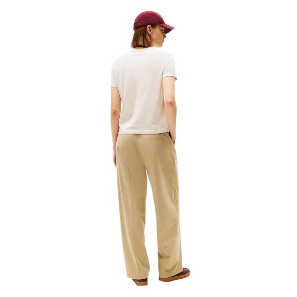 Γυναικείο T-Shirt Tommy Hilfiger Classic Script Reg Ss Tee Ecru WW0WW47460-YBL