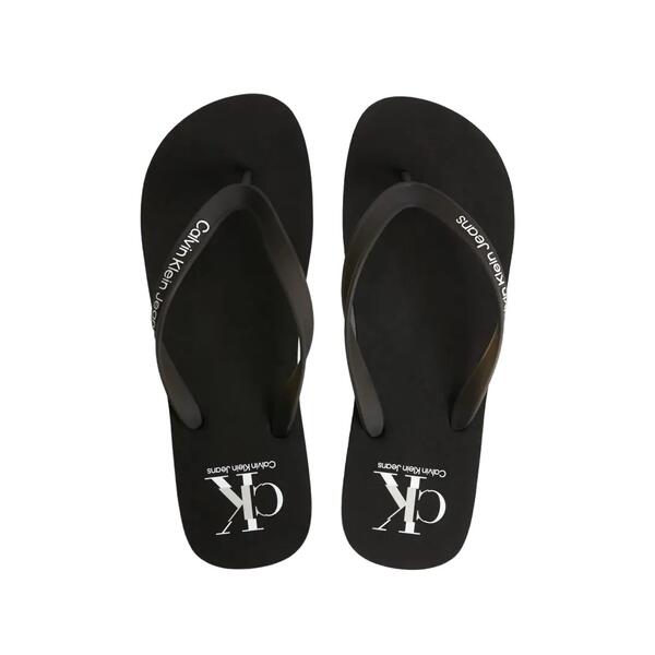 Ανδρικές Σαγιονάρες Calvin Klein Beach Sandal Logo Black YM0YM00656-BDS