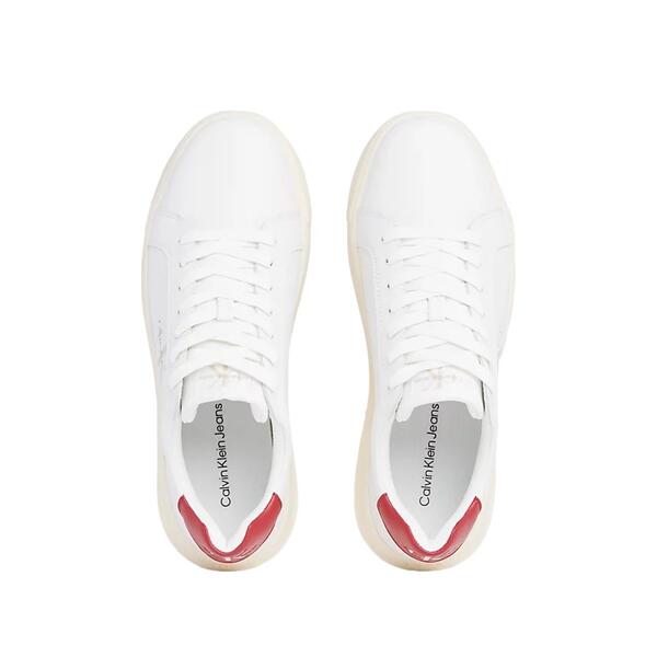 Ανδρικά Sneakers Calvin Klein Chunky Cupsole Mono Bright White Creamy White Garnet YM0YM00681-0KV