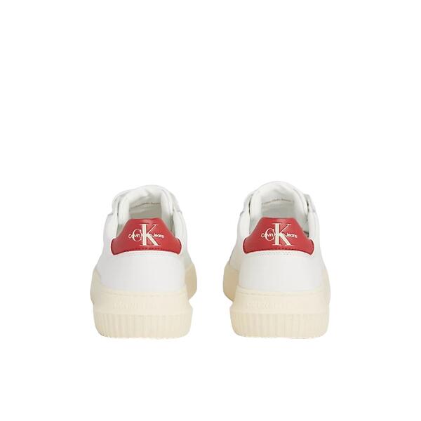 Ανδρικά Sneakers Calvin Klein Chunky Cupsole Mono Bright White Creamy White Garnet YM0YM00681-0KV