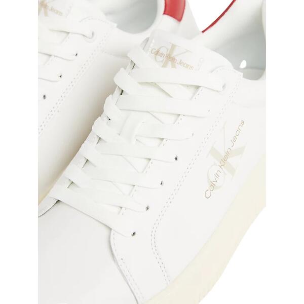 Ανδρικά Sneakers Calvin Klein Chunky Cupsole Mono Bright White Creamy White Garnet YM0YM00681-0KV