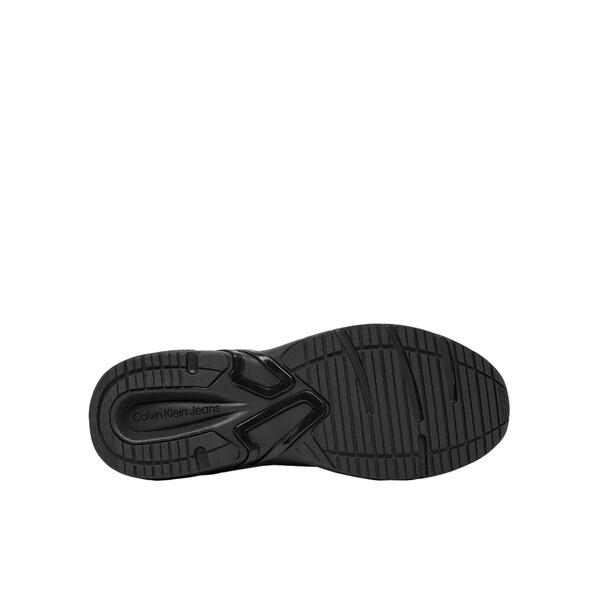 Ανδρικά Sneakers Calvin Klein Retro Tennis Low Mix Nbs Lum Triple Black YM0YM00882-0GT