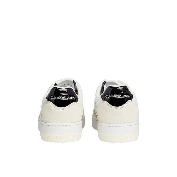 Ανδρικά Sneakers Calvin Klein Basket Cupsole Low Lth Nbs Dc Bright White/Black/Classic Green YM0YM00933-01T