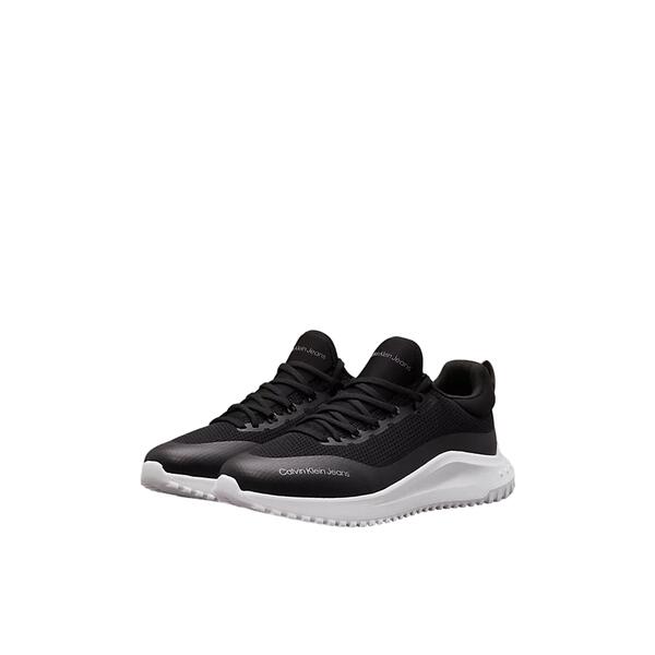 Αντρικό Sneaker Calvin Klein Eva Runner Sock Low Knit Mtr Black White Charcoal Grey YM0YM01003-0GO