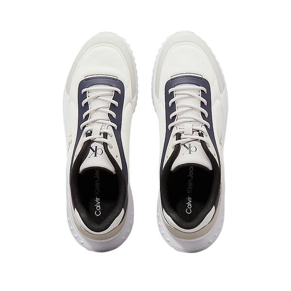 Ανδρικά Sneakers Calvin Klein Eva Runner Low Mesh Bright White/Calvin Navy/Silver B YM0YM01185-0LD