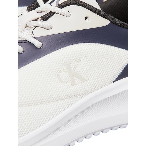 Ανδρικά Sneakers Calvin Klein Eva Runner Low Mesh Bright White/Calvin Navy/Silver B YM0YM01185-0LD