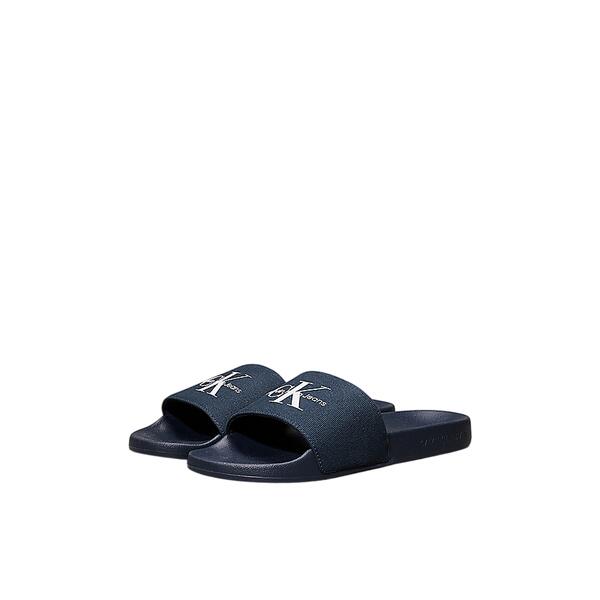 Aνδρικές Παντόφλες Calvin Klein Slide Monogram Triple Calvin Navy YM0YM01271-DW4