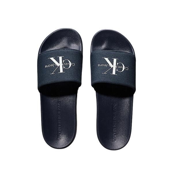 Aνδρικές Παντόφλες Calvin Klein Slide Monogram Triple Calvin Navy YM0YM01271-DW4