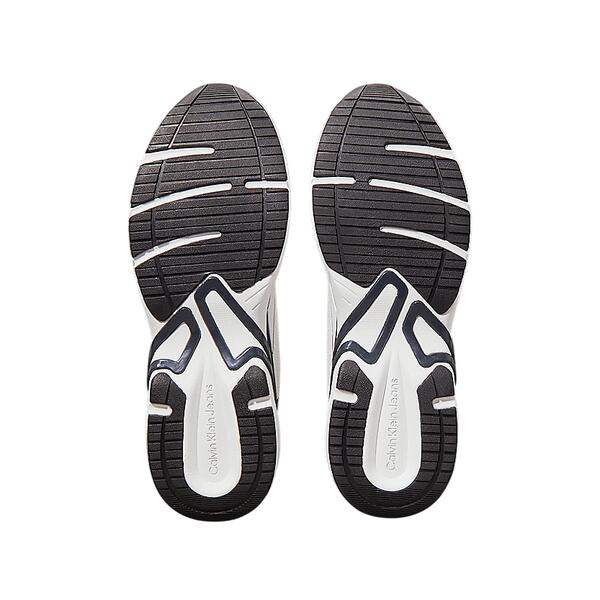 Ανδρικά Sneakers Calvin Klein Retro Tennis Low Knit Mix Bright White/Calvin Navy/Silver B YM0YM01310-0LD