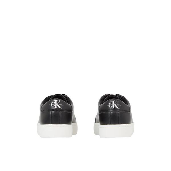 Γυναικεία Sneakers Calvin Klein Classic Cupsole Laceup Lth Wn Black_ Bright White YW0YW01269-BEH