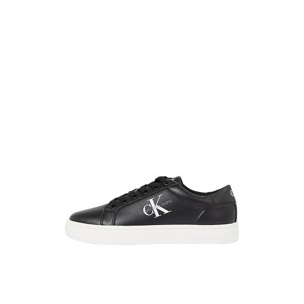Γυναικεία Sneakers Calvin Klein Classic Cupsole Laceup Lth Wn Black_ Bright White YW0YW01269-BEH